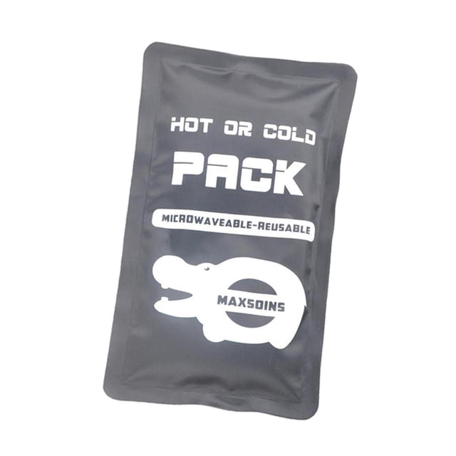 Esquirla Waterproof Gel Microwavable Freezable Hot Cold Pack For Injuries Black