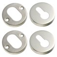 thumbnail image 3 of Couvercle de Trou de Serrure en Acier Inoxydable pour Porte avec Protection contre la Rouille et les Intempéries 2 Ensembles Argent, 3 of 8