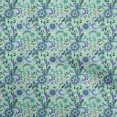 thumbnail image 1 of oneOone Velvet Mint Green Fabric Asian Suzani Craft Projects Decor Fabric Printed By The Yard 58 Inch Wide, 1 of 5