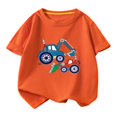 thumbnail image 1 of RXIRUCGD 2025 Vêtements d'Été pour Enfants T-shirt Décontracté Ample à Manches Courtes Col Rond pour Adultes, 1 of 2