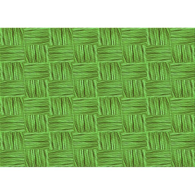 Ahgly Company Machine Washable Indoor Rectangle Transitional Green Area Rugs, 8' x 12'