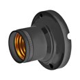 thumbnail image 2 of MesaSe 10pcs  E27/E26 Conversion Flat Lamp Holder Base Screw Converter High Temperature Resistant Lamp Base, 2 of 6