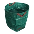 thumbnail image 1 of Becaristey 120L Large Capacity Garden Bag Reusable Leaf Sack Trash Can Foldable Garden Garbage Waste Collection Container Storage Bag 500L/132 gallons, 1 of 6