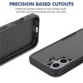 thumbnail image 5 of [PST] iPhone 16 Plus Hard Case, Dual Layers Heavy Duty Rubber Armor Bumper Hard Case Cover, 5 of 5