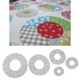 thumbnail image 4 of veasfak Quilting Embroidery Template Motion Acrylic Patchwork Cutting Frames Quilt Ruler for Domestic Sewing Machine Pattern Maker DIY Cutting Craft Round, 4 of 9