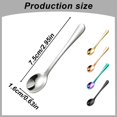 thumbnail image 2 of Kilougeis Stainless Spoons for Jars Mini Size 2.87" Cute Small Stainless Condiment Spoons for Sugar Pepper Fun Little Chearance, 2 of 7