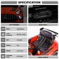 thumbnail image 3 of VOLTZ TOYS 24V Mercedes-AMG GT3 Kids Ride-On Racing Car with Premium Leather Seat, High-Speed Performance 24V Power Wheels, Motorized Track Toy with Parent Remote, Orange, 3 of 6