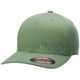 thumbnail image 1 of Hurley Men's Baseball Cap - Corp Stretch Fitted Hat, Size Large-X-Large, Green, 1 of 6