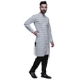 thumbnail image 2 of Atasi Ensemble Kurta-Pyjama Long en Coton pour Hommes, Kurta-Pyjama Décontracté de Designer, Vêtements, 2 of 3