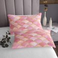 thumbnail image 3 of Pink Marble Quilt Set Metallic Stone Pattern Bedspread Set Gold Glitter Coverlet Set Abstract Marbling Texture Bed Set For Girls Kids Teens Twin Size,Pink, 3 of 5