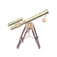 thumbnail image 1 of NauticalMart Floor Standing Brass Telescope with Stand, 1 of 3