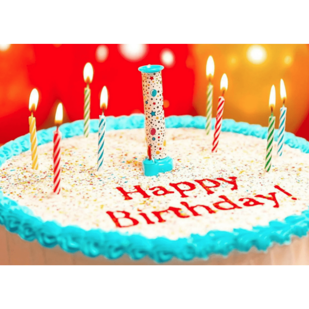 Candle - Party Popper! Cake Topper