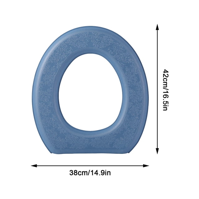 XZNGL Waterproof Toilet Seat Covers Eva Sticky O-Shaped Waterproof and Toilet Seat Four Seasons Universal Washable Soft Toilet Seat Toilet Seat Covers Washable