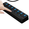 thumbnail image 1 of 7-IN-1 USB 3.0 5Gbps High Speed USB Docking Station Extender USB HUB Splitter with Switch Control, 1 of 6