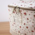 thumbnail image 3 of Makeup Bag Fashion Portable Foldable Cosmetic Pouch Makeup Purse with Handle, 3 of 6