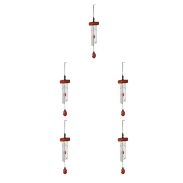 Youkk Carillons de Vent Exquis avec Complexe pour un Look Raffiné Multiples Styles et Couleurs Carillon de Vent Pendentif Rouge 5Set