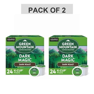 Ensemble de 2 - Green Mountain Coffee Magie noire K-Cup Coffee Des pods, 24 Compte pour Keurig Coffee Créateurs 24 nombre (paquet de 1)