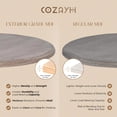 thumbnail image 3 of COZAYH Table d'Appoint en Bois Style Ferme Rustique avec Tablette de Rangement, Fini Gris Vintage, 3 of 12
