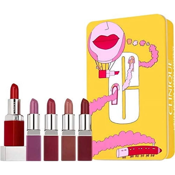 Clinique Travel Limited Edition Pop Lip Colour + Primer Lipstick Set