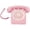 Pink, variant on Corded Landline Telephone, Cute Clear Sound Vintage Phone, Old Fashioned Telephone Desk Decoration for Home, Office, Hotel