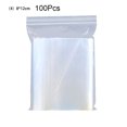 thumbnail image 1 of 100Pcs/Set Clear Household Sundries Food Storage Resealable Zipper Plastic Bags, 1 of 9