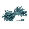 thumbnail image 3 of 100 Guirlande Lumineuse de Patio Extérieure G40 Pieds avec 125 Ampoules Globe Rouges – Guirlande Lumineuse Intérieure Extérieure – Guirlande Suspendue pour Marché Bistro Café – Douille C7/E12 - Fil Vert, 3 of 5