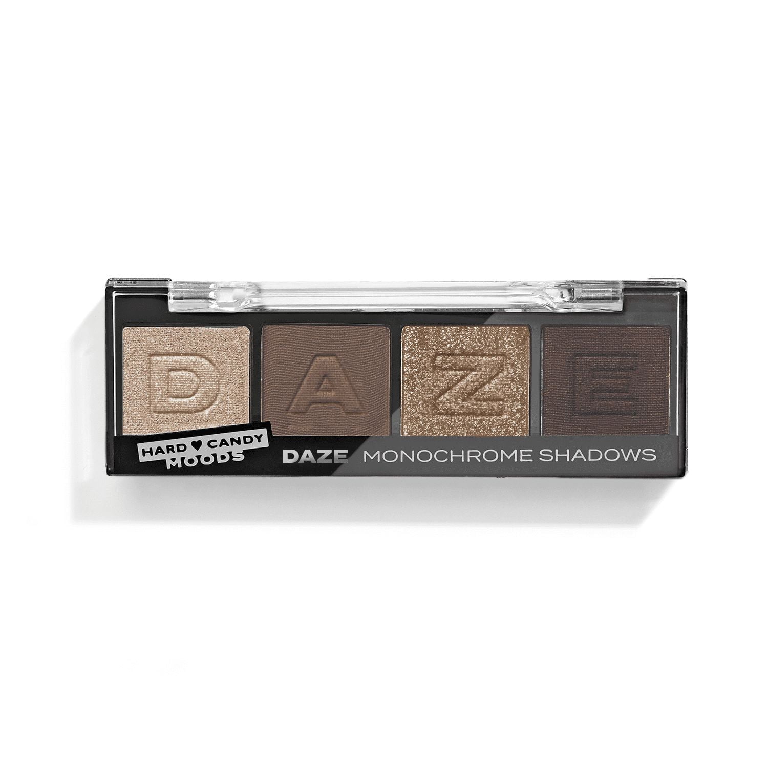 Hard Candy, Moods Shadow Palette, 4 Bold & Buildable Monochromatic Shades, DAZE