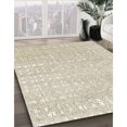 thumbnail image 2 of Ahgly Company Tapis d'Intérieur Carré Mid-Century Moderne Brun Camel Uni, 4 Pieds Carré, 2 of 6