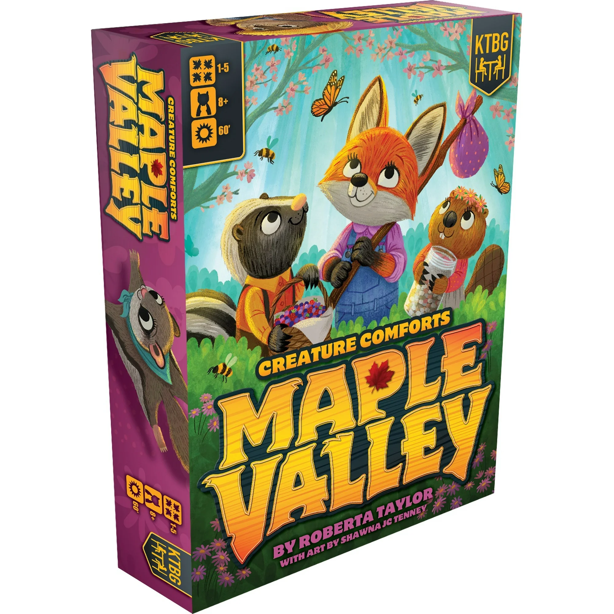 Refurbished Kids Table Board Gaming KTG9002 Creature Comforts - Maple Valley Board Game
