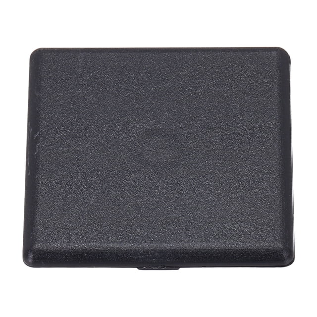 Embouts Carrés en Plastique Standard Extrusion Aluminium Noir 50x50mm 20 Pcs