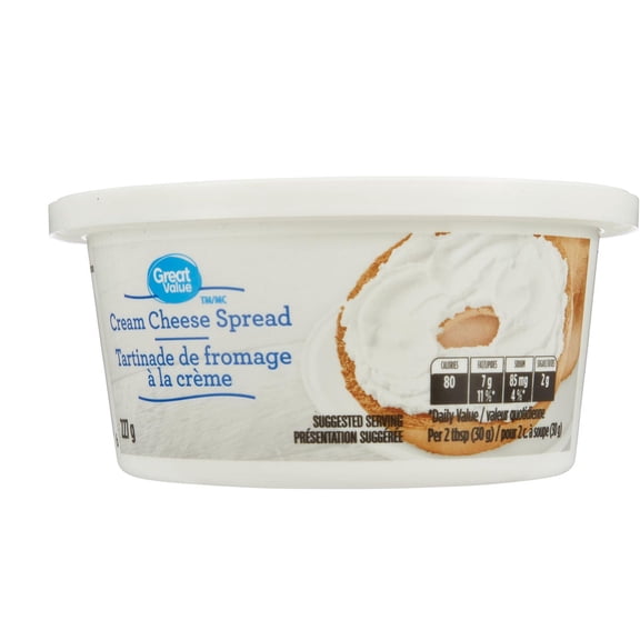 Tartinade de fromage à la crème Great Value