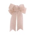 thumbnail image 3 of Christmas Linen Bow Christmas Wreath Decoration Bow Christmas Tree Decoration, 3 of 8