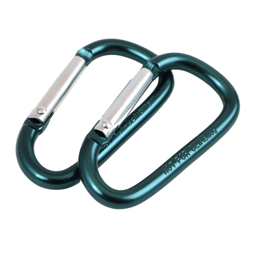 Lot de 2 mousquetons à ressort Coghlan's en aluminium anodisé 6 mm — Légers pour camping et randonnée