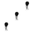 thumbnail image 1 of Maytalsory Extension de Queue de Cheval pour Femmes Coiffure Accessoire Simple avec Novateur et Unique 1B Ensemble de 3, 1 of 6