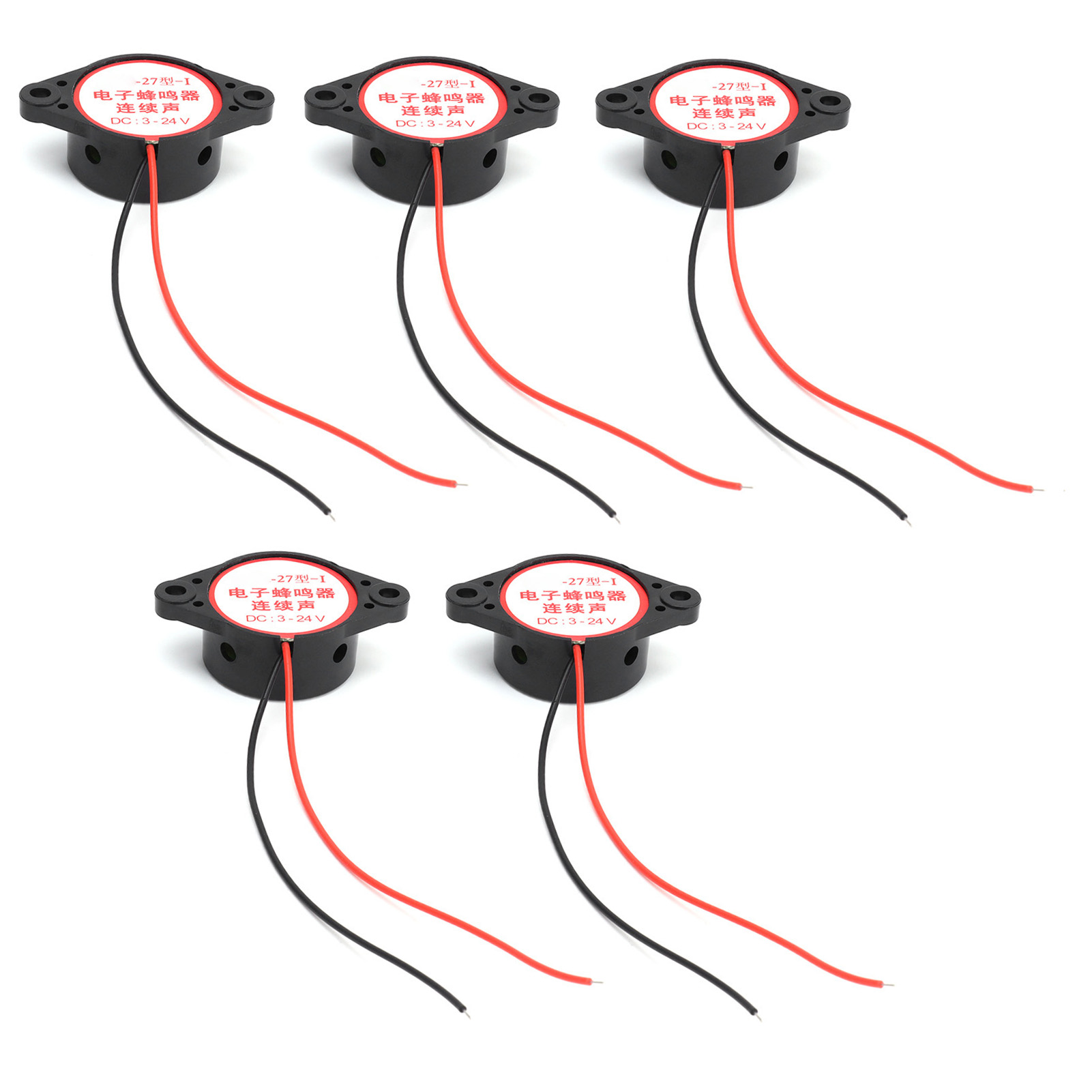 Buzzer d'Alarme, 5 Pcs Buzzer d'Alarme Continu Son Signal Alarme Testé Professionnellement