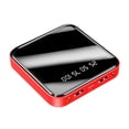 thumbnail image 1 of YOPTOP Banque d'Alimentation 10000mAh Ports USB Doubles Batterie Externe Charge Rapide Chargeur Portable pour iPhone 12 11 Pro Max XR TP 6 7 8 Plus, Rouge, 1 of 8