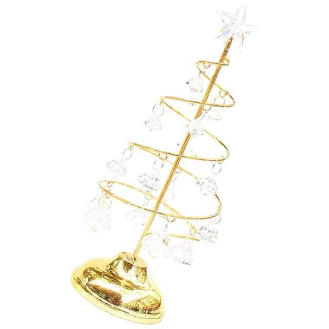 Christmas Tree Light Night Light Wrought Iron for Xmas Tree Bedroom Living Room Decor Gold L