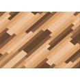 thumbnail image 1 of Ahgly Tapis Rectangulaire Lavable en Machine Intérieur Transitionnel Jaune Orange, 5 Pieds x 8 Pieds, 1 of 7