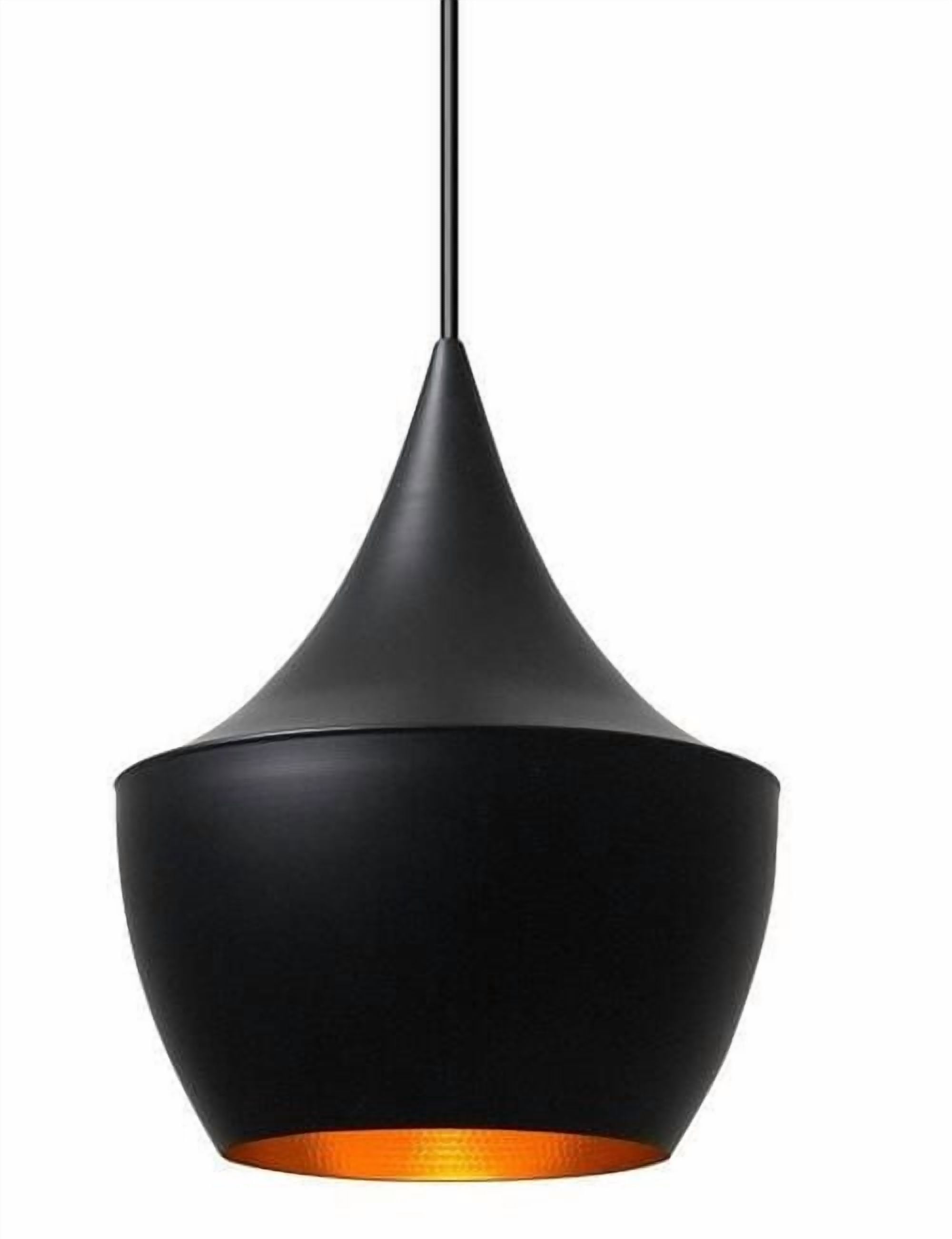 Plata Décor Modern Black and Gold Style Pendant