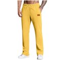 thumbnail image 1 of BLCHUNen Mens Sweatpants Fleece Drawstring Elastic Waist Straight Leg Athletic Gym Running Sports Workout Pants, 1 of 4