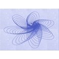 thumbnail image 1 of Ahgly Company Machine Washable Indoor Rectangle Transitional Lavender Blue Area Rugs, 7' x 9', 1 of 7