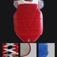 thumbnail image 3 of relayinert Protection Fiable Ensemble d'Uniforme de Taekwondo Qualité Professionnelle Confortable à Porter Plusieurs Tailles Rouge et Bleu Convient 155-165CM, 3 of 6