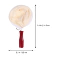 thumbnail image 2 of 1PC 100mm Coffee Filter Bag Flannel Press Cloth Wooden Handle Pour-over Coffee Filter Screen, 2 of 8