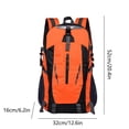 thumbnail image 3 of EGNMCR Multi High Capacity Functional Backpack Pack Double Shoulder Hip Belt Bag Compartment Computer Bag Water Resitive Travel Bag Pouch Hiking Climb Outdoor Backpack Polyester outdoor backpack, 3 of 6