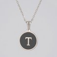 thumbnail image 1 of Colliers, Collier Lettre Coquille Mignonne pour Filles, Pendentifs Pièce pour Filles en Acier Inoxydable Colliers Initiale pour Femmes Bijoux Rond, 1 of 9