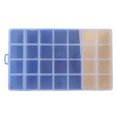 thumbnail image 3 of Clear Plastic Storage Box 28 Grids ABS Transparent Small Item Organizer Box for Jewelry Hair Ties, 3 of 6