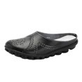 thumbnail image 3 of RKSTN Chaussons pour Femmes Couleur Unie Rétro Creusé Talon Plat Mode Confortable Sandales Décontractées Chaussons, Chaussons pour Femmes Intérieur Extérieur, 3 of 4
