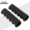 thumbnail image 2 of 2 Pcs Poignées en Caoutchouc pour Brouette, Tubes Ronds Poignées de Remplacement Noires 118 x 27 mm, 2 of 10
