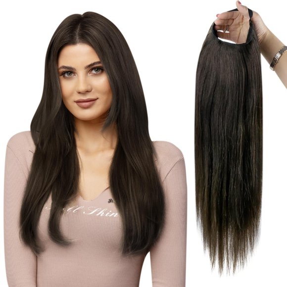 Full Shine 18Inch Human Hair Wigs for Women Off Black U Part HExtensions Well Blended Black Hair Extensions Real Human Hair Wigs U Shape Hair Extensions 150Grams