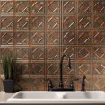 thumbnail image 2 of Fasade Traditional Style 4 Decorative Vinyl Backsplash Kit 15 sq ft Copper Fantasy, 2 of 6